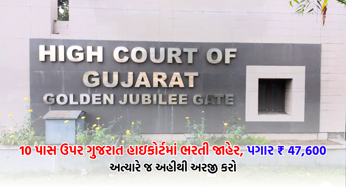 High Court Of Gujarat Recruitment 2024 10   High Court Of Gujarat Recruitment 2024 